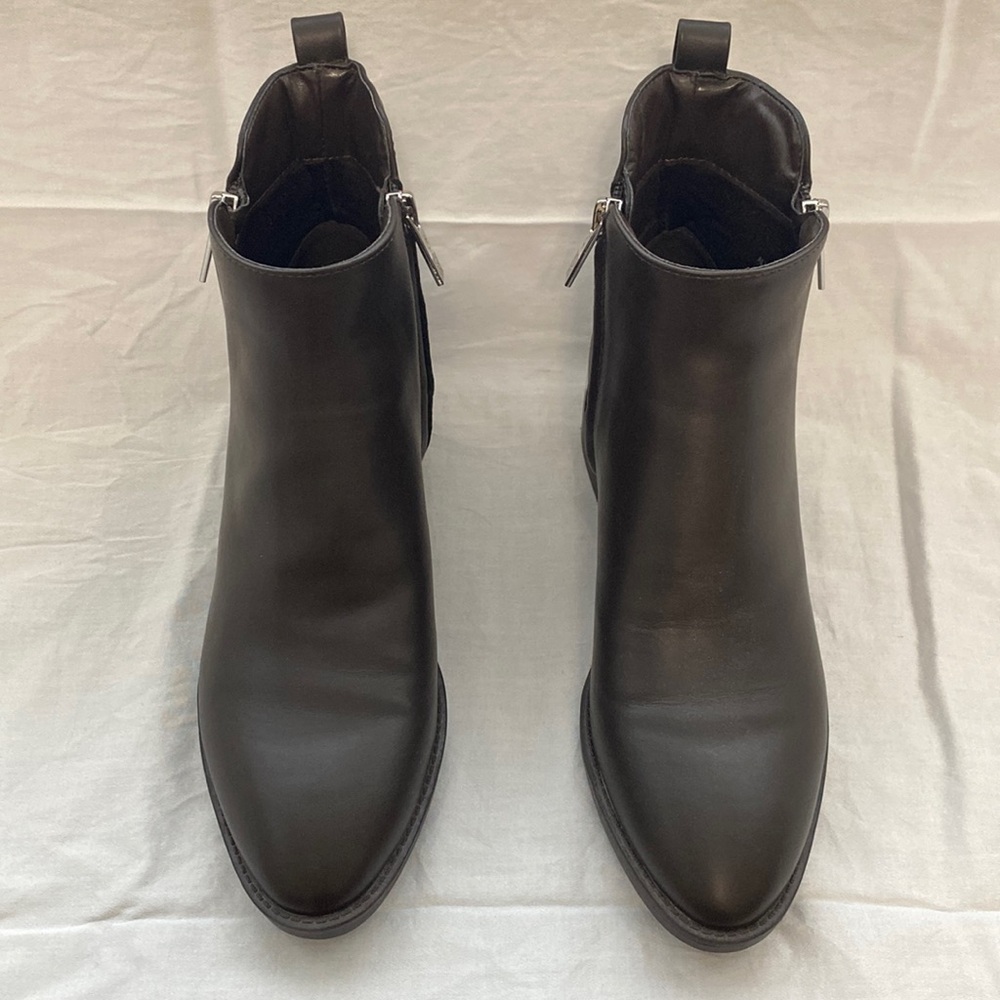 Calvin Klein dark brown ankle boots